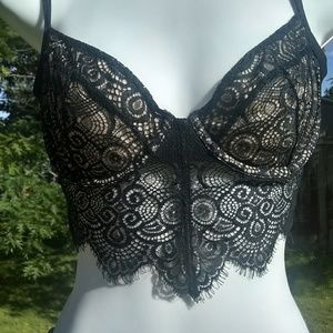 Mesh & Lace Bralette from Forever 21